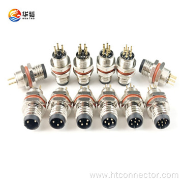 2-8P round waterproof connector